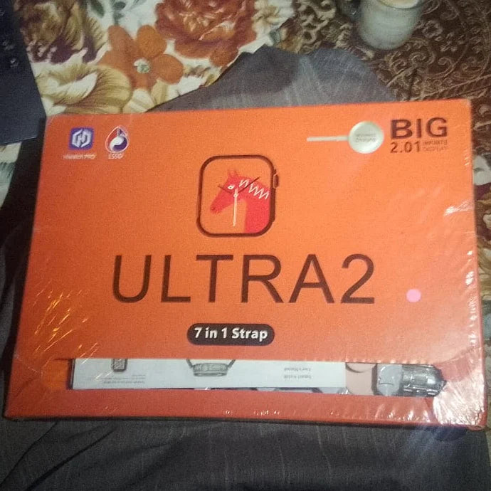 Signature Ultra 2 Smartwatch Elite Edition – Massive 2.01" Infinite Display with Exclusive 7-in-1 Luxury Strap Collection & Wireless Charging