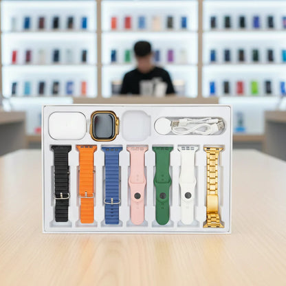 Signature Ultra 2 Elite Smartwatch – Massive 2.01" Infinite Display | Exclusive 7-in-1 Luxury Strap Collection | Wireless Charging | HiWatch PRO Edition