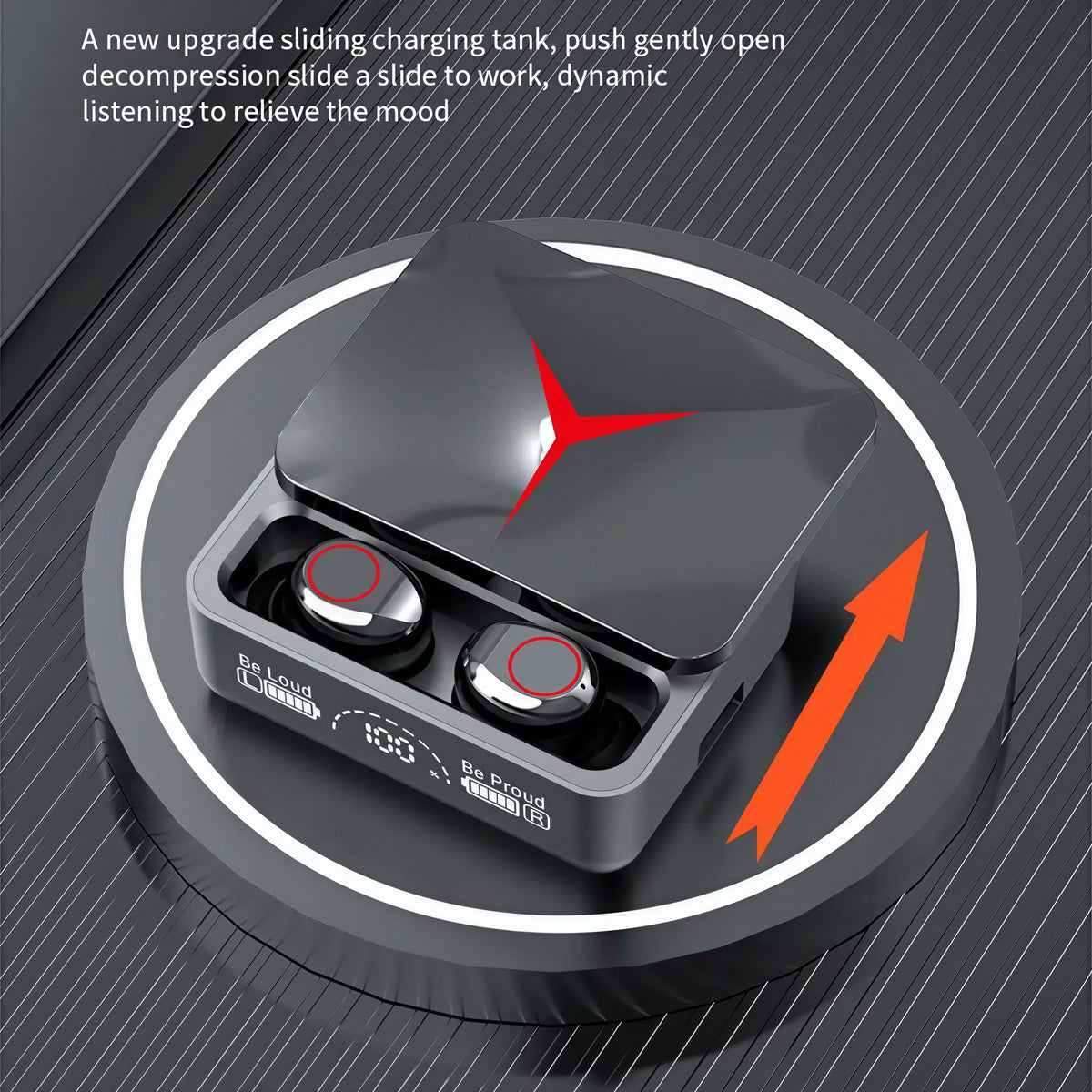 M90 Pro TWS Wireless Earbuds - Bluetooth 5.3 Gaming Headphones with LED Display & Power Bank