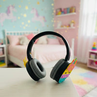 Magic Unicorn Pop-It Sensory Headphones: The Ultimate 2-in-1 Wireless Audio & Fidget Toy for Kids – Lightweight, Comfortable & Cute!