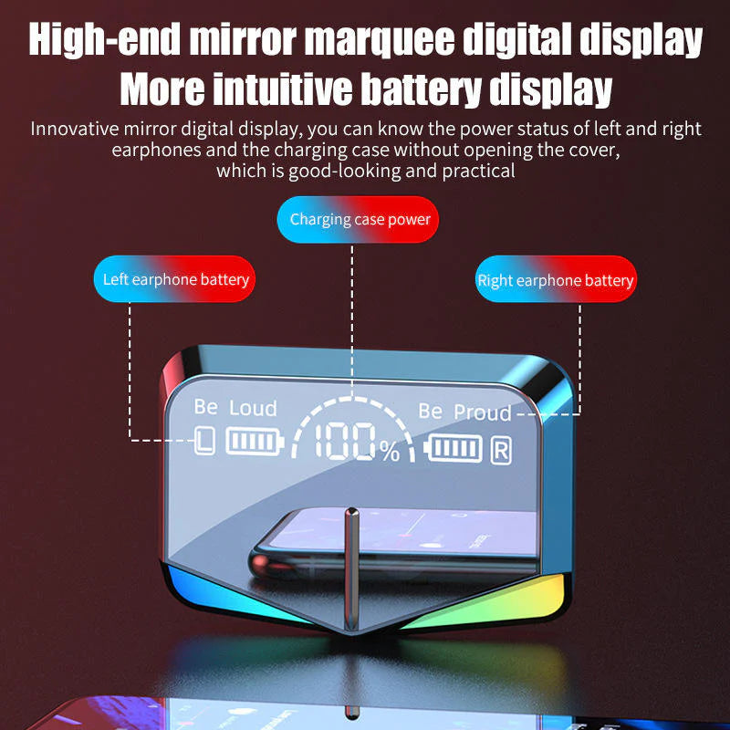 Elite TWS Wireless Earbuds Collection - Bluetooth 5.3 Gaming Headphones with LED Display & Power Bank