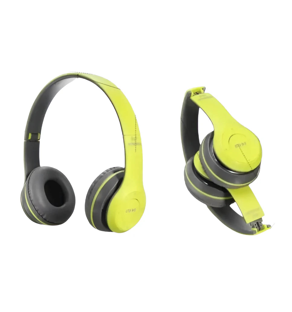 P47 Bluetooth Headphones Over Ear Foldable Headset For Gaming (Random Color)