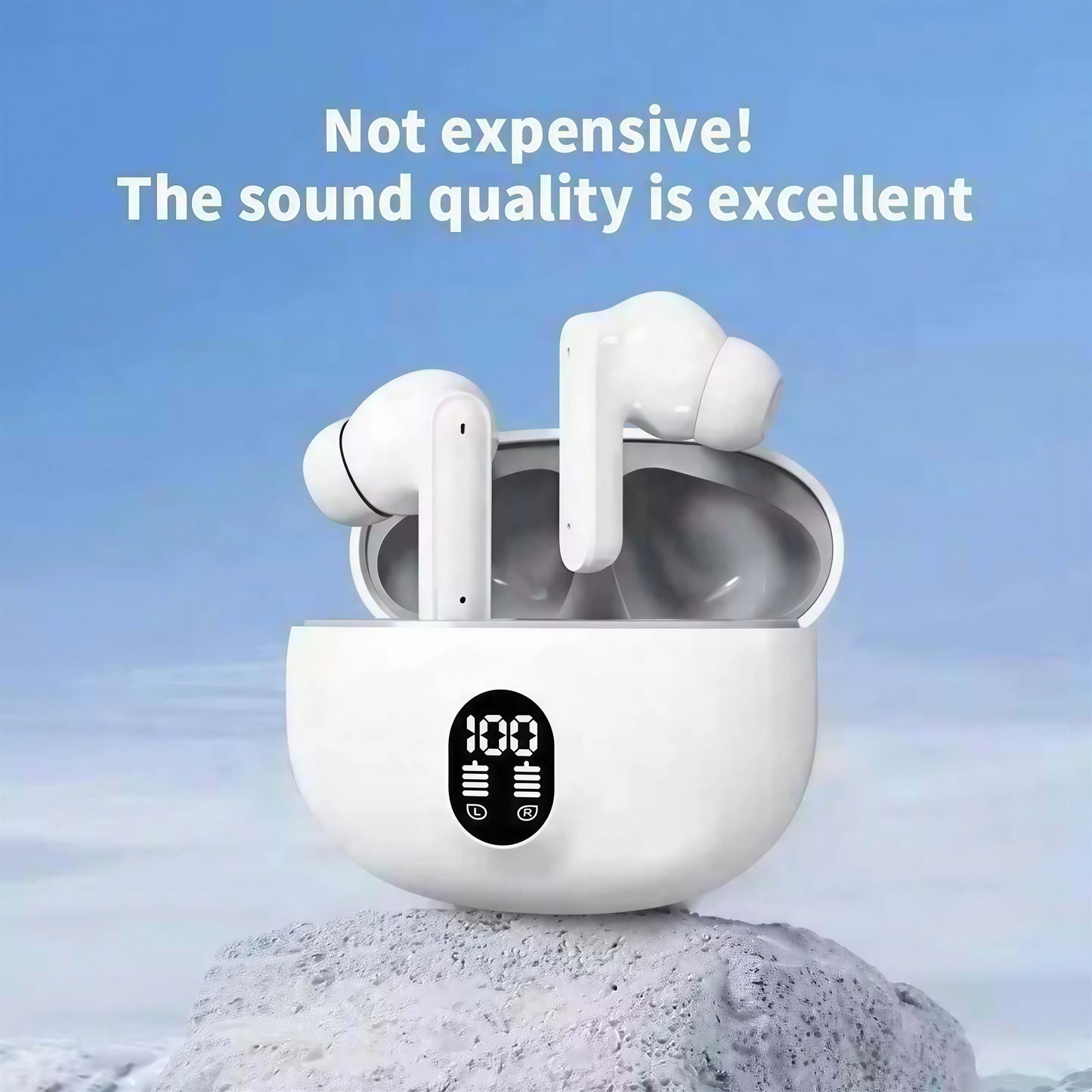 S510 Pro Wireless Earbuds – HiFi Stereo Sound & Intelligent LED Display
