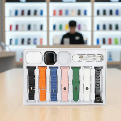 Signature Ultra 2 Elite Smartwatch – Massive 2.01" Infinite Display | Exclusive 7-in-1 Luxury Strap Collection | Wireless Charging | HiWatch PRO Edition