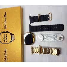 New G9 Ultra Pro Gold Color Edition Series 9 Smart Watch With Qdfit Pro App